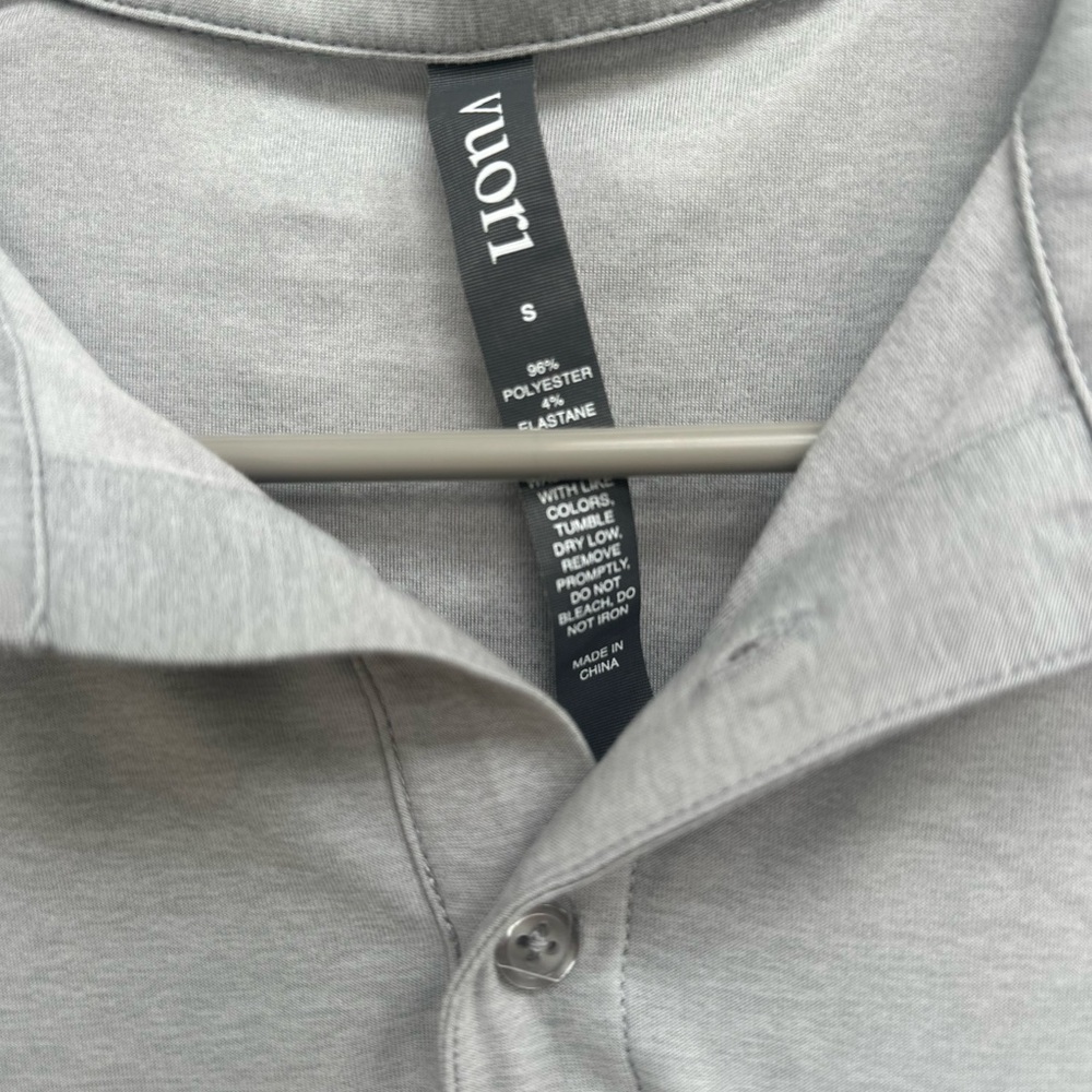Vuori Platinum Heather Short Sleeve Polo - Picture 5 of 6